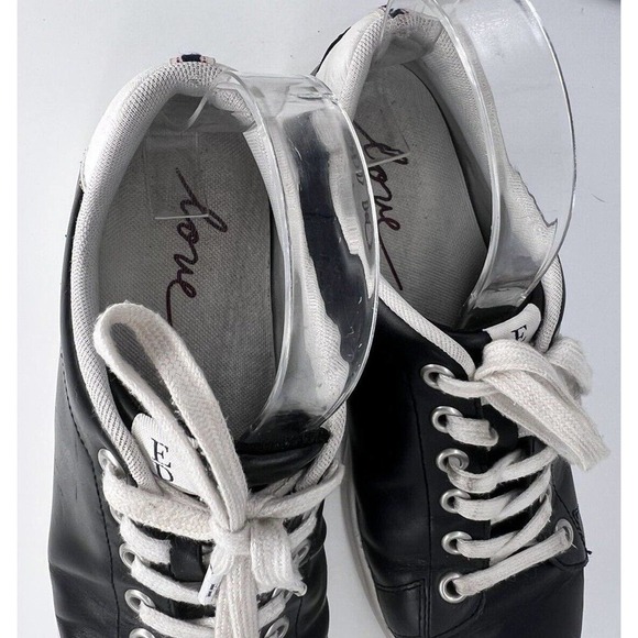 ED Ellen Degeneres Womens US Size 8.5 Chapala Sneaker Black Leather 38.5 EUR - Picture 4 of 7